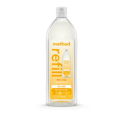 super shine liquid dish soap refill - coastal citron, 48 fl oz