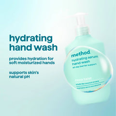 hydrating hand serum hand wash - coco twist, 10 oz