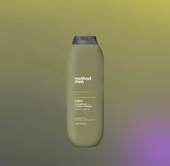 men 2-in-1 shampoo + conditioner - bergamot + lime, 14 fl oz