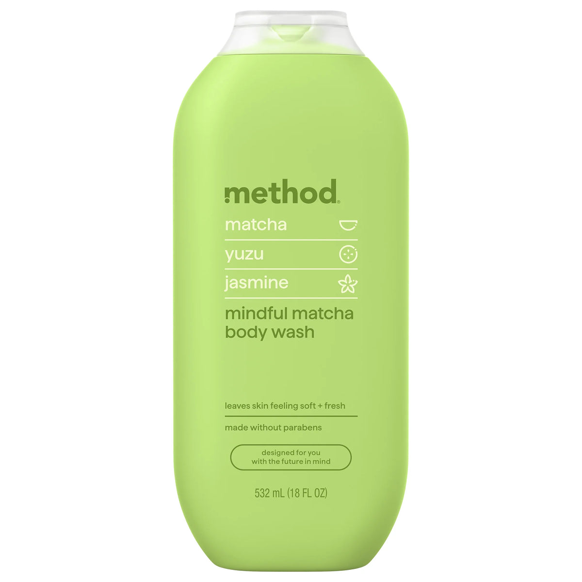 body wash - mindful matcha, 18 fl oz