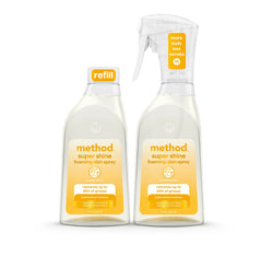 super shine foaming dish soap starter set - coastal citron, 32 fl oz