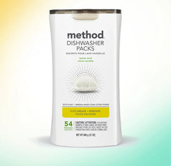 dishwasher packs - lemon mint, 54 ct