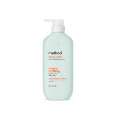 body wash tonic - micro buffing, bamboo dust, AHA + PHA, 17 fl oz