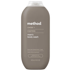 men body wash - cedar + cypress, 18 fl oz