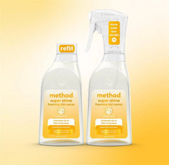 super shine foaming dish soap starter set - coastal citron, 32 fl oz