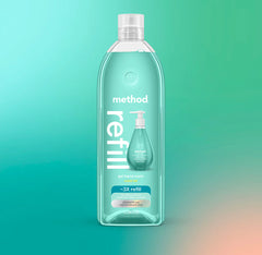 gel hand wash refill - waterfall, 34 fl oz 1