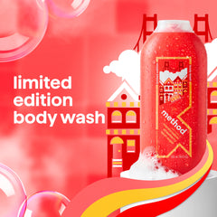 body wash - with notes of marshmallow, strawberry, and spun sugar, 18 oz.