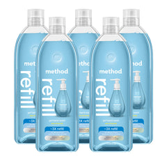 sea minerals gel hand wash refill 5-count bundle, 170 fl oz