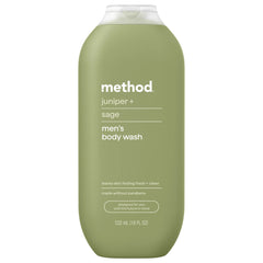 men body wash - juniper + sage, 18 fl oz
